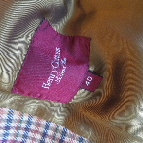 HENRY COTTONS TWEED BLAZER SIZE-40/ US medium - Picture 8 of 8